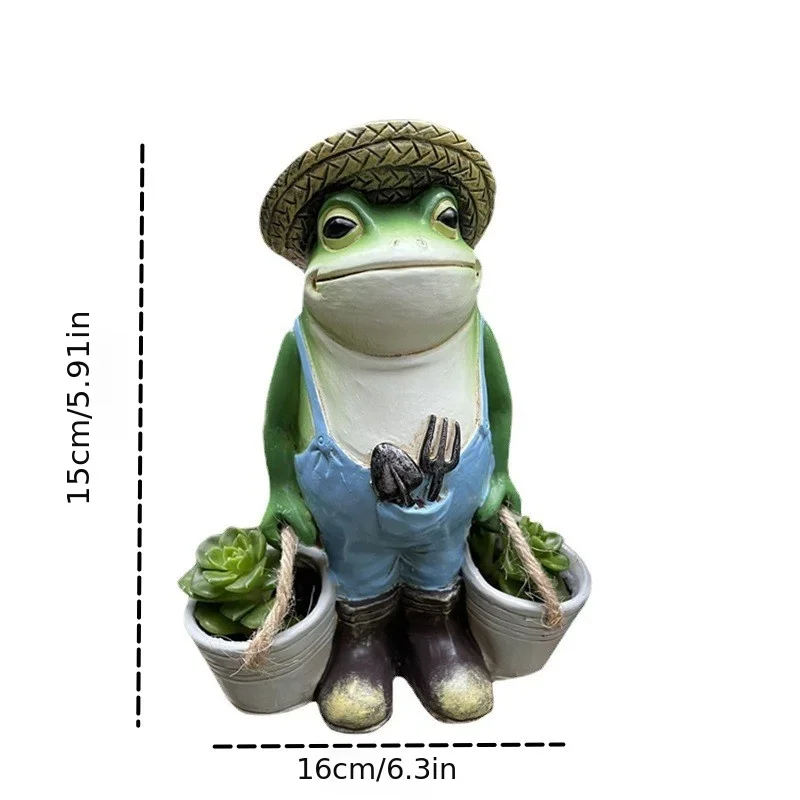 New 2025 Resin Hat Frog Small Animal Jewelry Garden Meat Small Bonsai Crafts Home Balcony Decoration
New 2025 Resin Hat Frog Small Animal Jewelry Garden Meat Small Bonsai Crafts Home Balcony Decoration