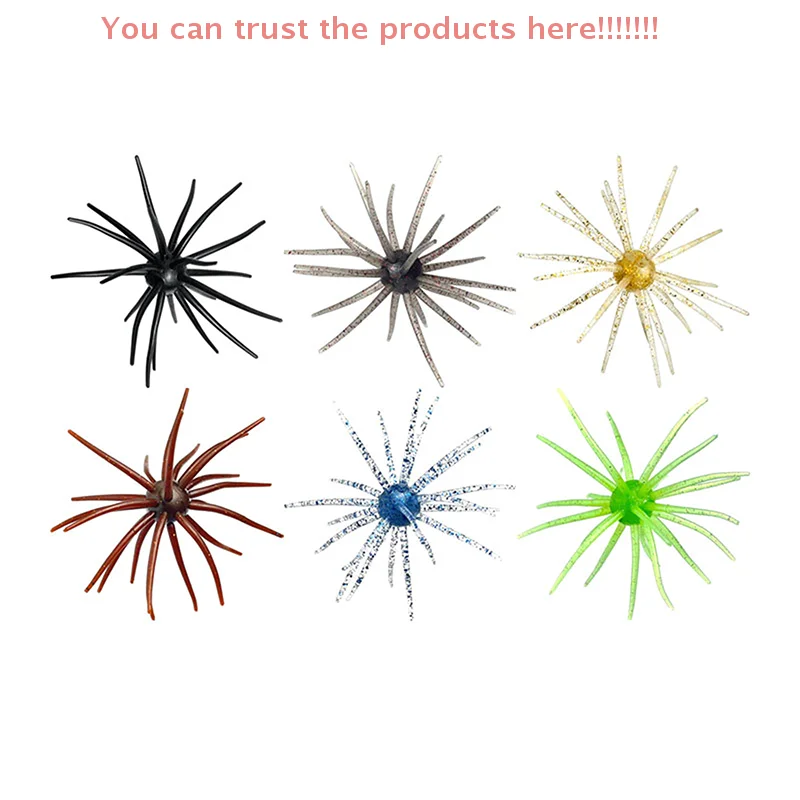 1/2Pcs Simulated Sea Urchin Lures Soft Silicone Worm Lure Water Gall Ball Fishing Lure Sinking Bait For Bream Sea Bass Tilapia
1/2Pcs Simulated Sea Urchin Lures Soft Silicone Worm Lure Water Gall Ball Fishing Lure Sinking Bait For Bream Sea Bass Tilapia