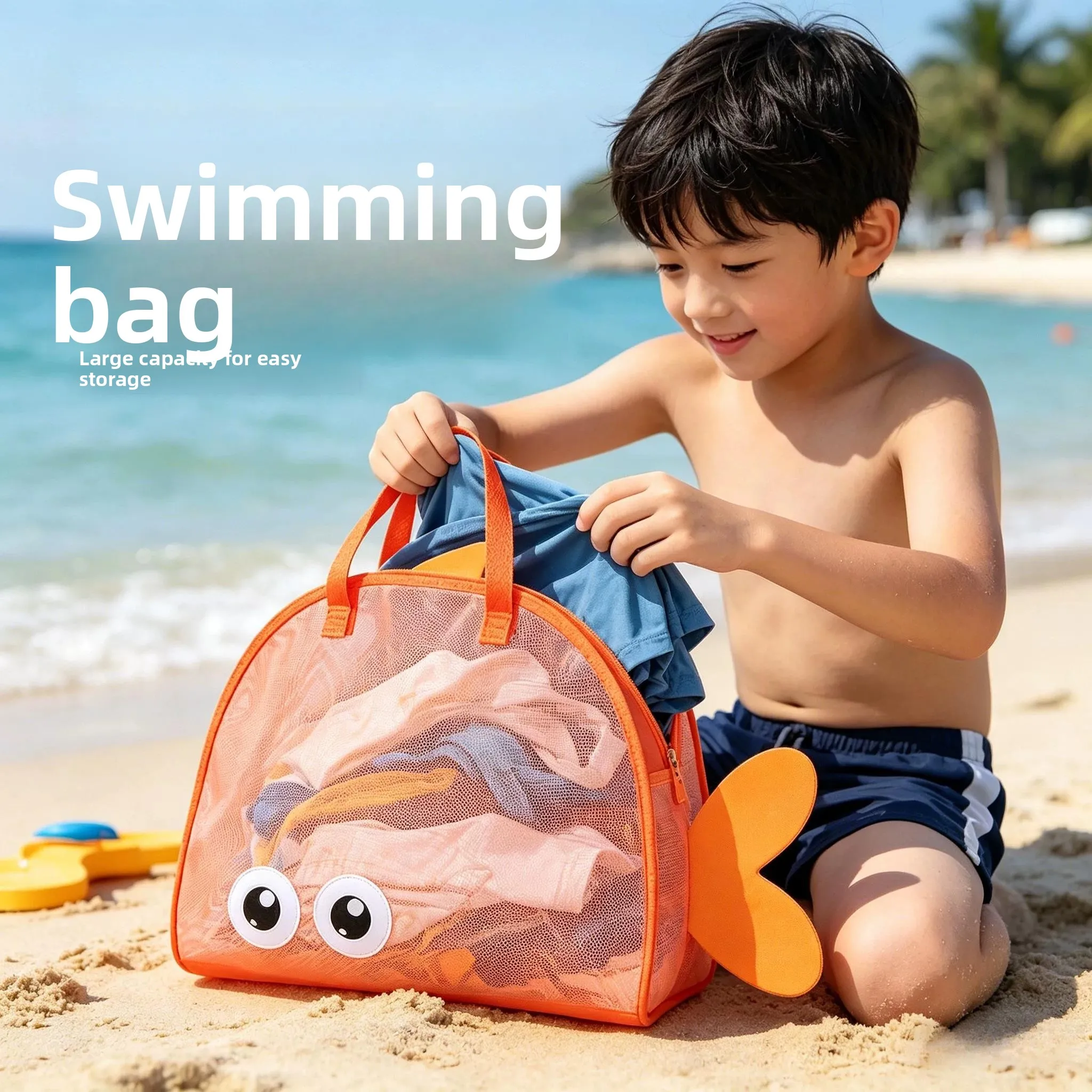 Portable Large Capacity Swimming Bag Children's Travel Beach Toy Storage Bag Handheld Net Pocket Organizer Family Storage Tools
Portable Large Capacity Swimming Bag Children's Travel Beach Toy Storage Bag Handheld Net Pocket Organizer Family Storage Tools