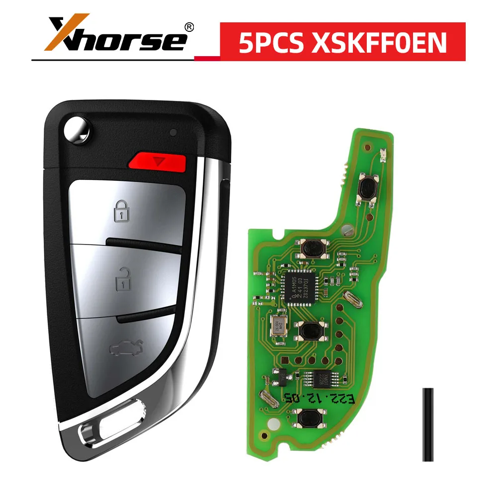 Xhorse XSKFF0EN Смарт-ключ-нож Стиль 4 кнопки Универсальный умный пульт дистанционного управления в форме лезвия Английский 5 шт./лот
Xhorse XSKFF0EN Смарт-ключ-нож Стиль 4 кнопки Универсальный умный пульт дистанционного управления в форме лезвия Английский 5 шт./лот