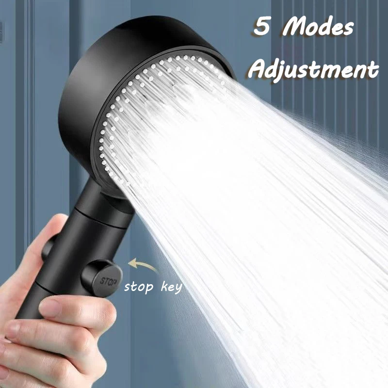 Shower Head 5 Modes Water Saving Adjustable High Pressure Showerhead Handheld Spray Hangable Bathroom Accessories 2026
Shower Head 5 Modes Water Saving Adjustable High Pressure Showerhead Handheld Spray Hangable Bathroom Accessories 2026
