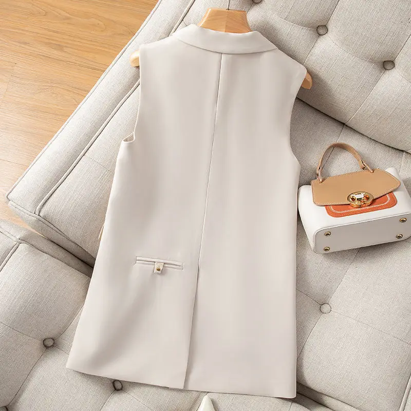 Fashion Women's Blazer Vest Cardigan Sleeveless Jacket Back Slit Leisure Basic Waistcoat Slim Fit New Cheap Wholesale
Fashion Women's Blazer Vest Cardigan Sleeveless Jacket Back Slit Leisure Basic Waistcoat Slim Fit New Cheap Wholesale