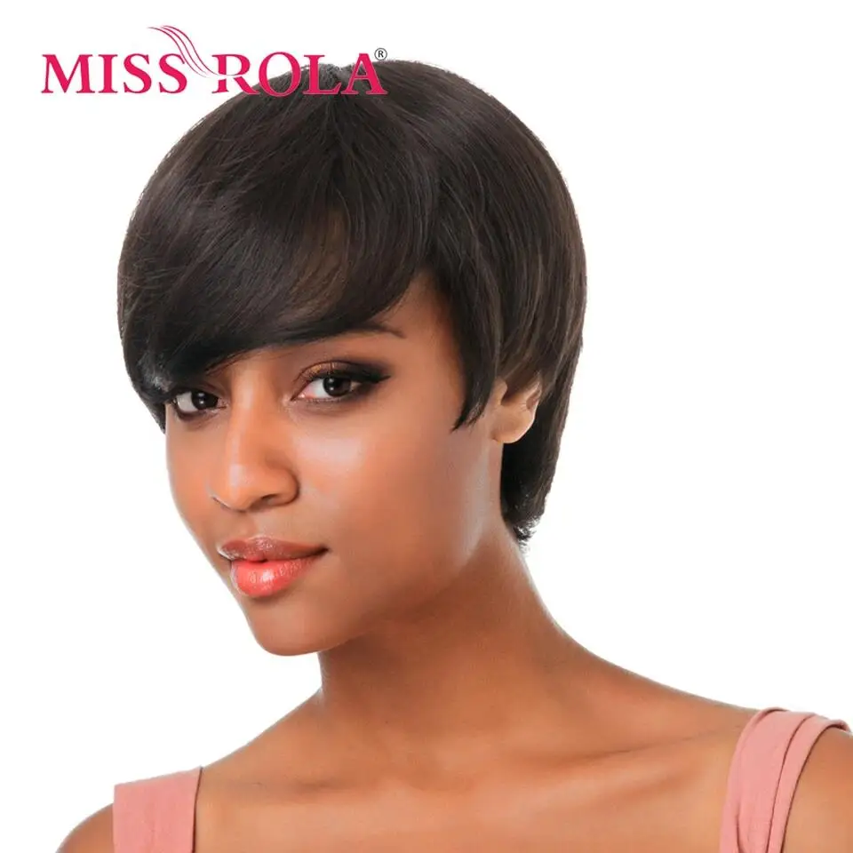 Miss Rola Hair Brazilian Pixie Cut Wigs Whole Machine Made Short Finger Wave Hair Wig 100% Human Hair Non-Remy 180% Density
Miss Rola Hair Brazilian Pixie Cut Wigs Whole Machine Made Short Finger Wave Hair Wig 100% Human Hair Non-Remy 180% Density