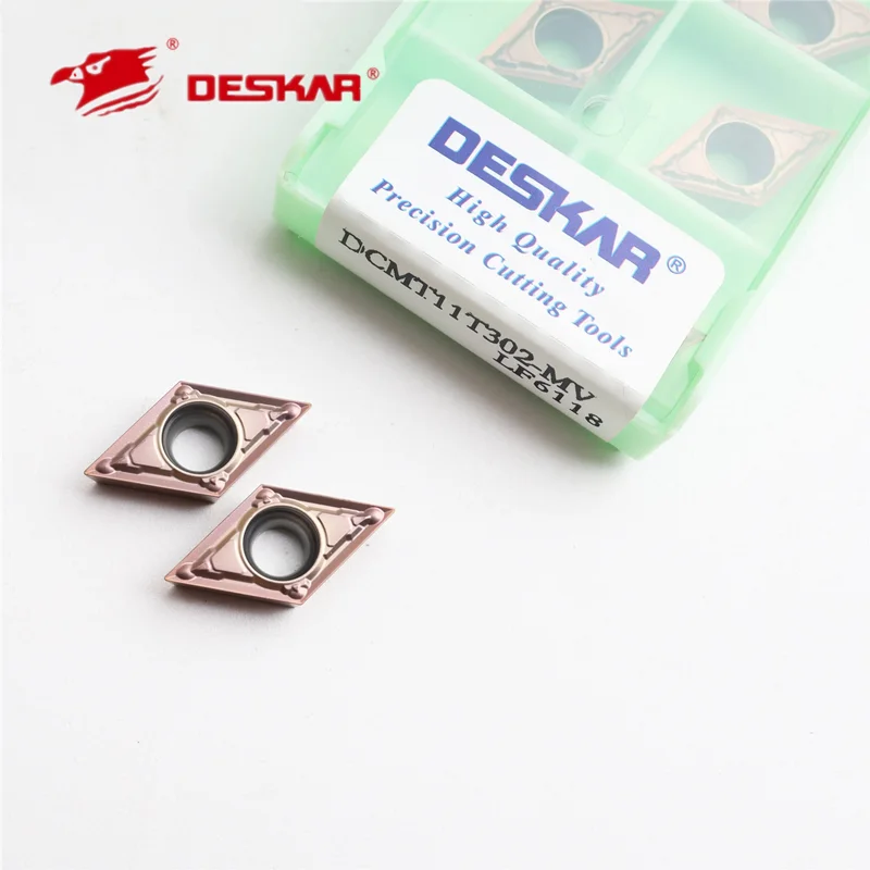 10Pcs Deskar Dcmt070204 Dcmt070208 Mv Dcmt11T302 Dcmt11T304 Dcmt11T308 Lf6118 Carbide Inserts Turning Tools for Stainless Steel
10Pcs Deskar Dcmt070204 Dcmt070208 Mv Dcmt11T302 Dcmt11T304 Dcmt11T308 Lf6118 Carbide Inserts Turning Tools for Stainless Steel