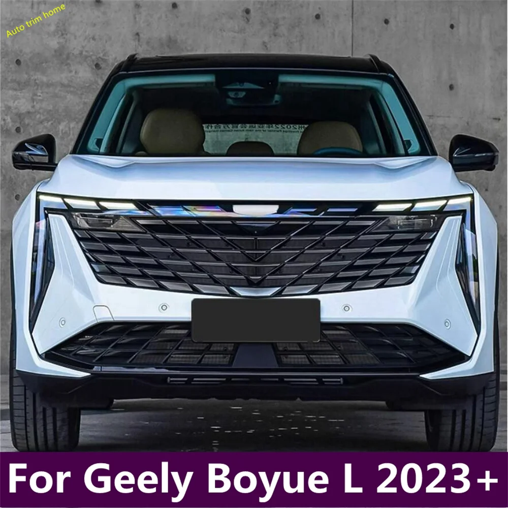 Пыленепроницаемая сетка и декоративная отделка из нержавеющей стали, передняя решетка автомобиля, сетка от насекомых для Geely Boyue L 2023 2024, аксессуары 
Пыленепроницаемая сетка и декоративная отделка из нержавеющей стали, передняя решетка автомобиля, сетка от насекомых для Geely Boyue L 2023 2024, аксессуары