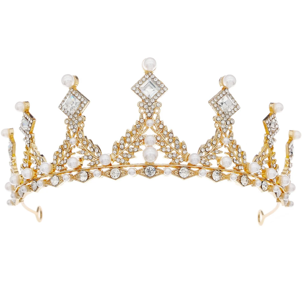 Pearl Crown Tiara Rhinestones Headb Bridal Crowns Wedding Tiaras for Women Hair Accessory Pearl Decorations Crystal Charm
Pearl Crown Tiara Rhinestones Headb Bridal Crowns Wedding Tiaras for Women Hair Accessory Pearl Decorations Crystal Charm