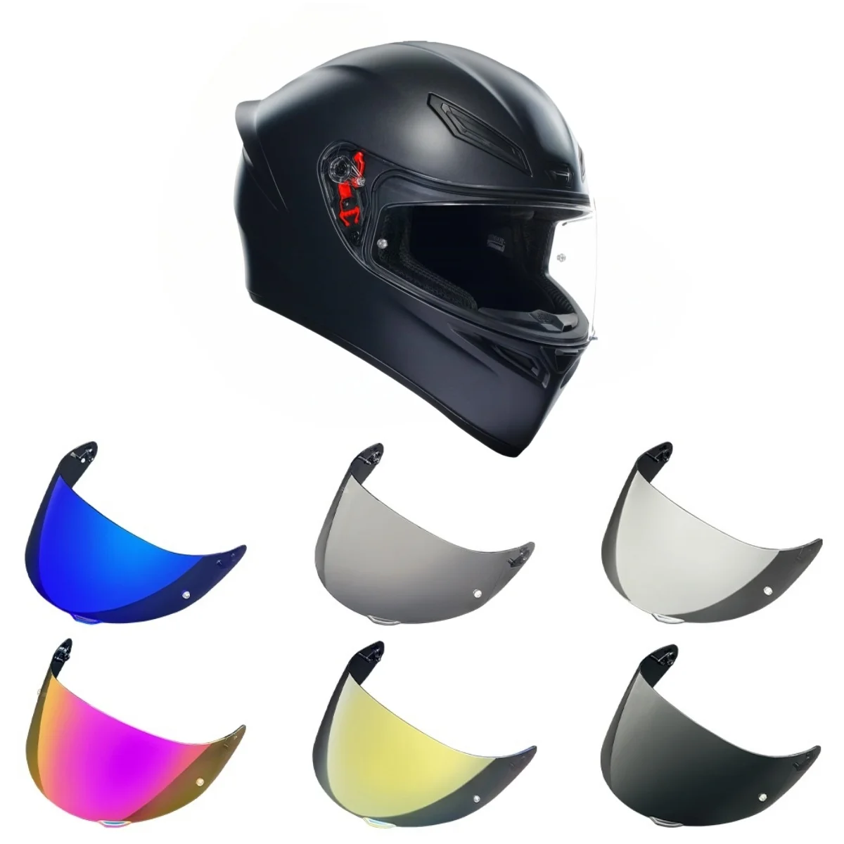For AGV K5 K5S K5-S K3SV K1 K1S Compact ST Motorcycle Helmet Visor Lens Shield Glasses Full face Pin Accesorios Para Moto Casque
For AGV K5 K5S K5-S K3SV K1 K1S Compact ST Motorcycle Helmet Visor Lens Shield Glasses Full face Pin Accesorios Para Moto Casque