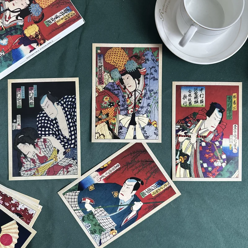 30PCS Toyohara Kunichika Art Postcards Set Japanese Ukiyo-e Painting Collection Cards for Journaling Wall Decor & Gifts
30PCS Toyohara Kunichika Art Postcards Set Japanese Ukiyo-e Painting Collection Cards for Journaling Wall Decor & Gifts