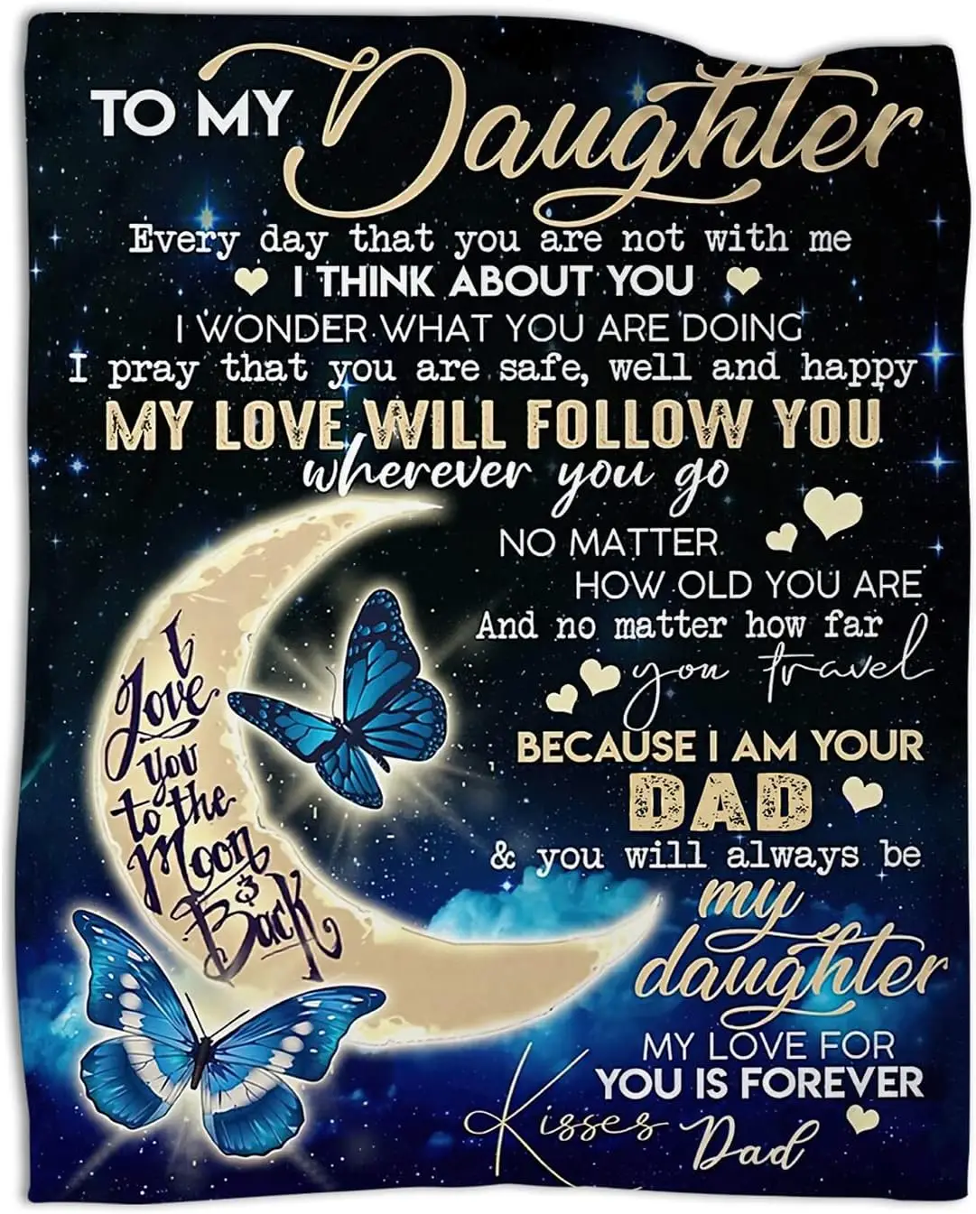 Daughter Gifts From Dad, To My Daughter Blanket From Dad, Mothers Day Birthday Gifts For Daughters Flannel Throw Blanket For
Daughter Gifts From Dad, To My Daughter Blanket From Dad, Mothers Day Birthday Gifts For Daughters Flannel Throw Blanket For
