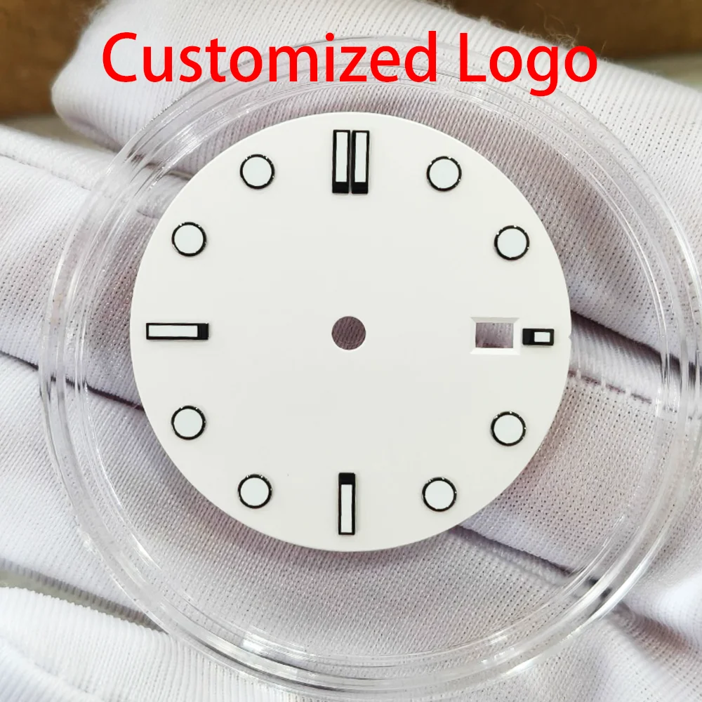 Customized Logo Dial NH35 Dials 32MM NH35 Watch Dials Custom Logo Dial White Sterile Dials Accessories Blue Green Luminous Dial
Customized Logo Dial NH35 Dials 32MM NH35 Watch Dials Custom Logo Dial White Sterile Dials Accessories Blue Green Luminous Dial