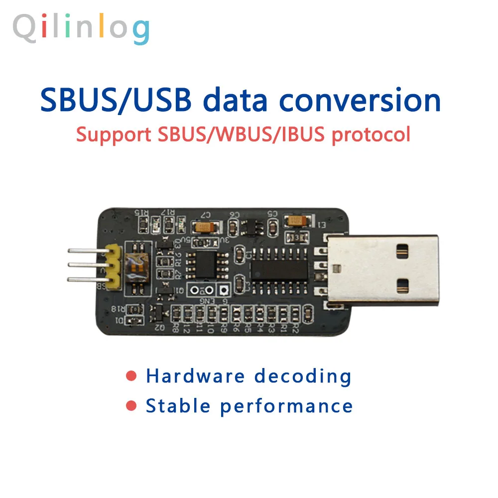 SBUS to USB Conversion Module,USB TO SBUS,SBUS to USB,Suitable for standard SBUS WBUS IBUS protocol flight control
SBUS to USB Conversion Module,USB TO SBUS,SBUS to USB,Suitable for standard SBUS WBUS IBUS protocol flight control