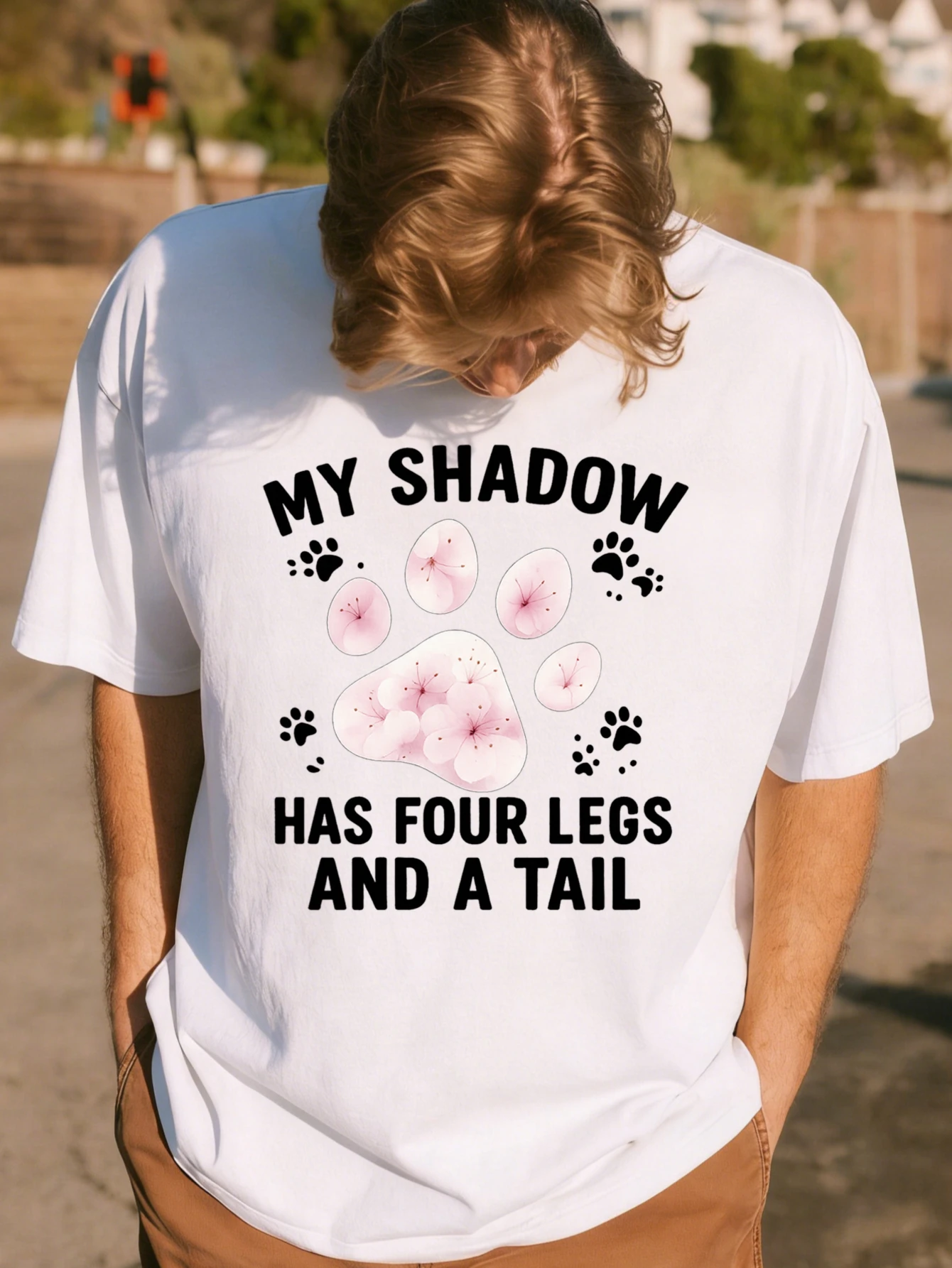 Mens Funny Pet Shadow Quote Printed Cotton Loose Fit Short Sleeve Summer Casual T Shirt - Gift for Him
Mens Funny Pet Shadow Quote Printed Cotton Loose Fit Short Sleeve Summer Casual T Shirt - Gift for Him
