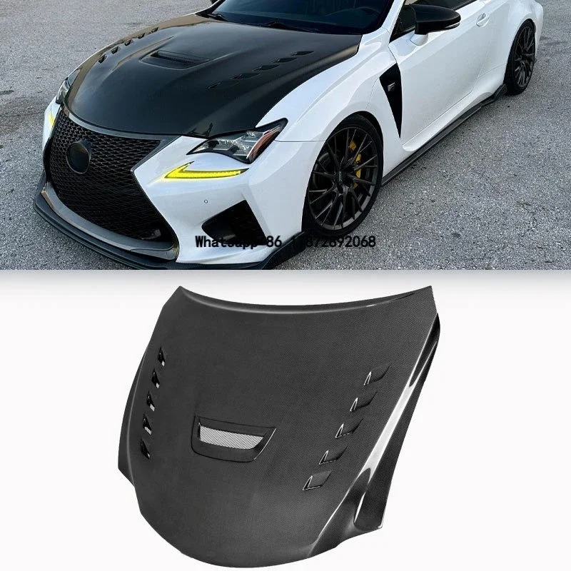 For RC F 5.0 2015-2021 Carbon Fiber Hood/Bonnet Carbon Black New Condition Bolt-On Installation Clips Lightweight Design
For RC F 5.0 2015-2021 Carbon Fiber Hood/Bonnet Carbon Black New Condition Bolt-On Installation Clips Lightweight Design