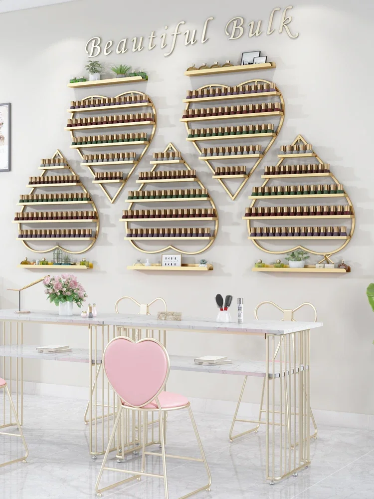 Nordic wall Storage Holders for nail polish manicure shop iron rack nail oil shelf organizer metal storage rack
Nordic wall Storage Holders for nail polish manicure shop iron rack nail oil shelf organizer metal storage rack
