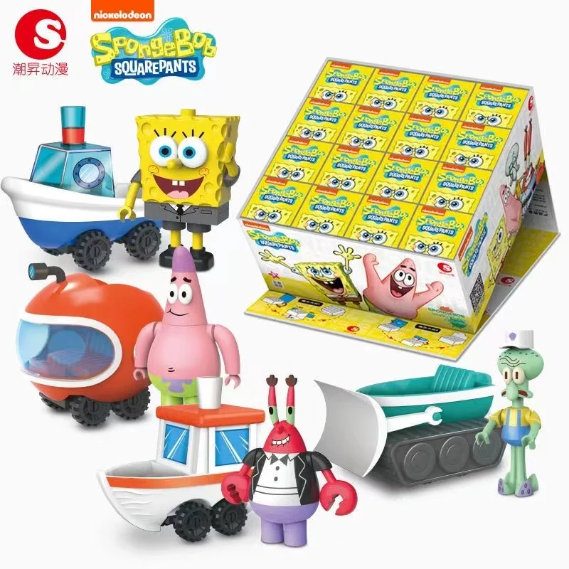 4pcs SpongeBob SquarePants Cartoon Doll Assembly Patrick Star Crab Boss Squidward Tentacles Transportation Handheld Ornament
4pcs SpongeBob SquarePants Cartoon Doll Assembly Patrick Star Crab Boss Squidward Tentacles Transportation Handheld Ornament