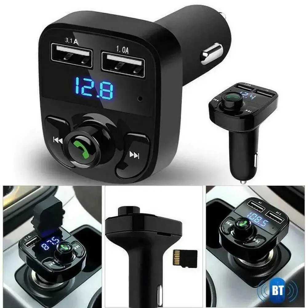 Автомобильное зарядное устройство с двумя портами USB, быстрая зарядка, 5,0 FM, беспроводной Bluetooth-передатчик, музыкальный адаптер, радиоприемник для звонков без помощи рук
Автомобильное зарядное устройство с двумя портами USB, быстрая зарядка, 5,0 FM, беспроводной Bluetooth-передатчик, музыкальный адаптер, радиоприемник для звонков без помощи рук