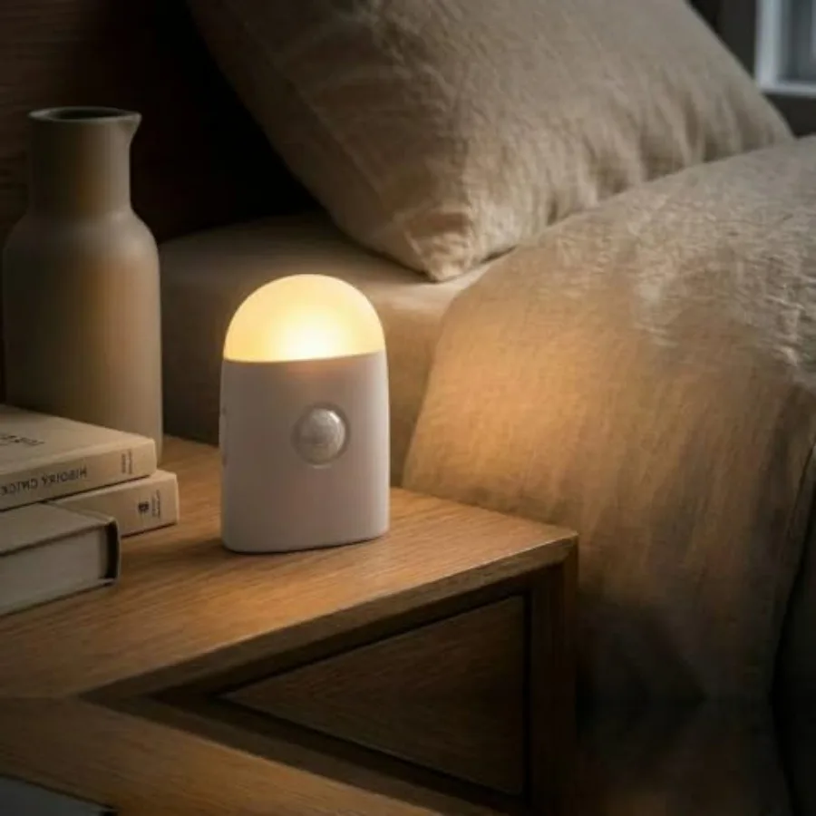 Motion Sensor LED Night Light, Warm White 3 Levels Dimmable Rechargeable Battery, Stick-On and Hook Mount Wireless Closet Light
Motion Sensor LED Night Light, Warm White 3 Levels Dimmable Rechargeable Battery, Stick-On and Hook Mount Wireless Closet Light