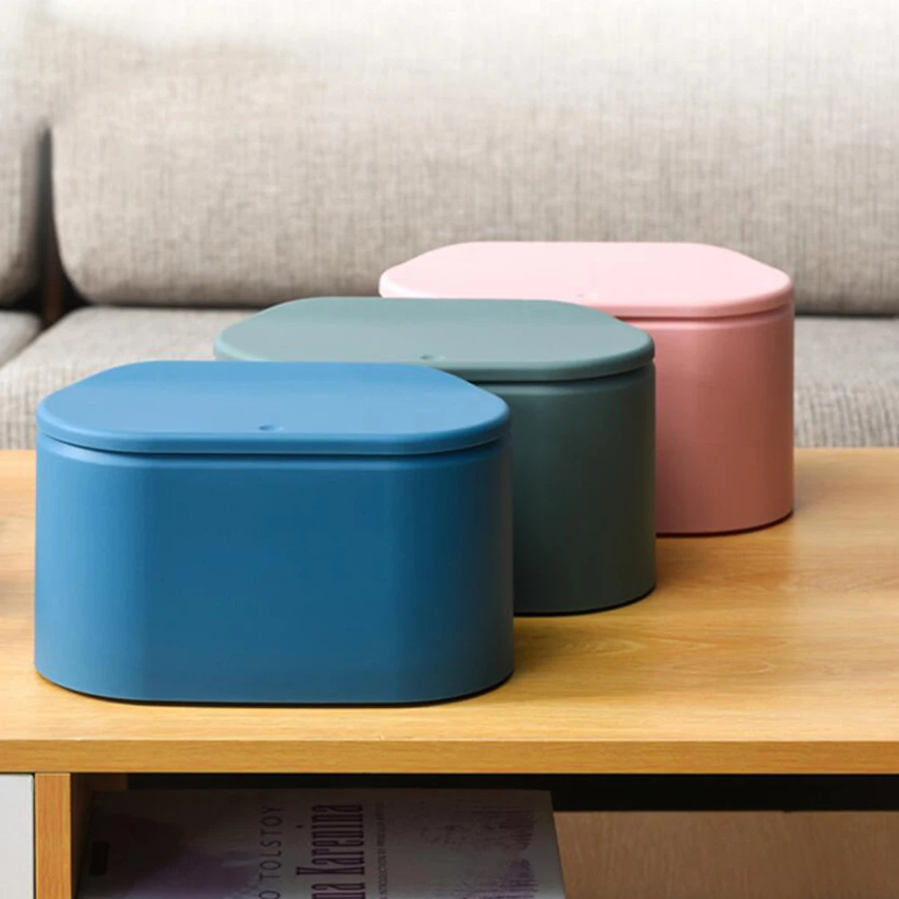 1pc Press-Button Desktop Garbage Large Capacity Plastic Trash Can With Lid Odor- Room Garbage Cans
1pc Press-Button Desktop Garbage Large Capacity Plastic Trash Can With Lid Odor- Room Garbage Cans