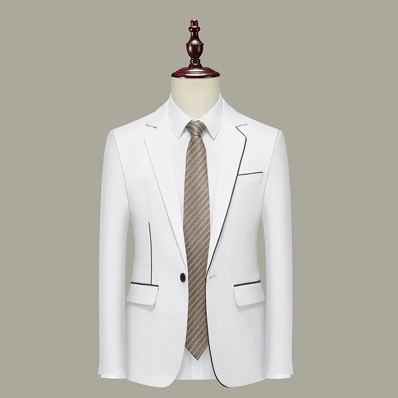 2023 Spring and Autumn Men's Suit Coat Slim Fit Business Korean Edition Trendy Casual and Handsome Men's Top Single Suits Blazer
2023 Spring and Autumn Men's Suit Coat Slim Fit Business Korean Edition Trendy Casual and Handsome Men's Top Single Suits Blazer