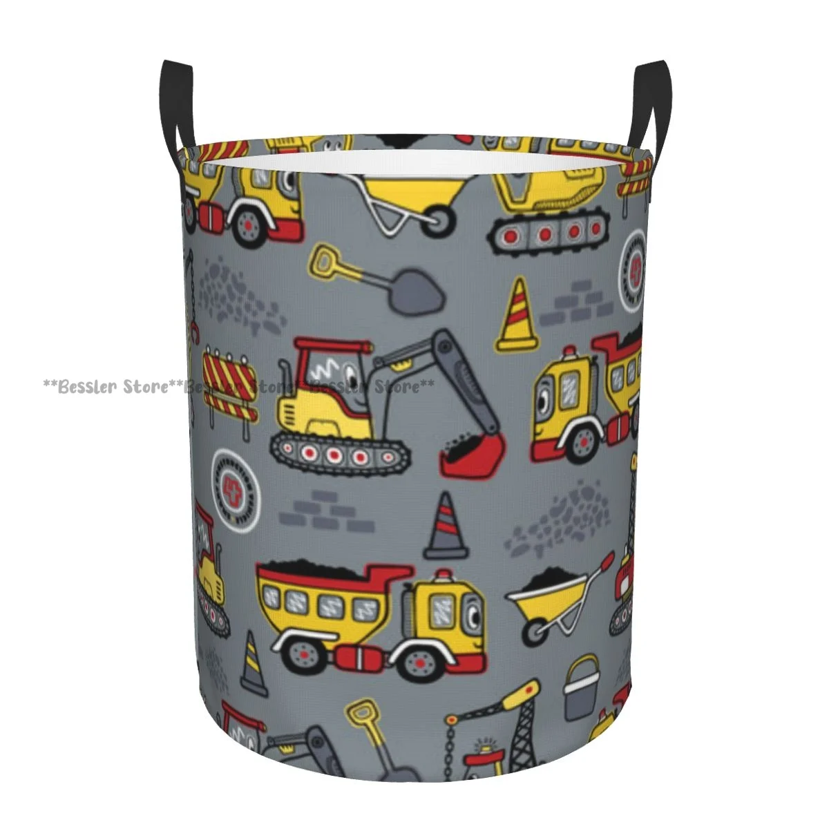 Funny Construction Vehicles Elements Waterproof Storage Bag Household Dirty Laundry Basket Folding Clothes Organizer
Funny Construction Vehicles Elements Waterproof Storage Bag Household Dirty Laundry Basket Folding Clothes Organizer