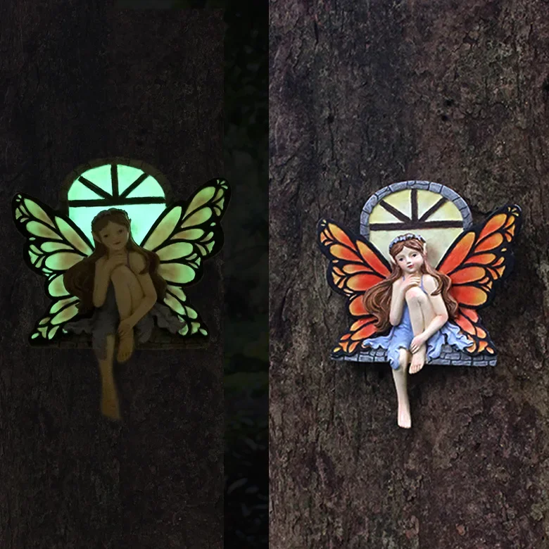 New craft gifts fairy garden resin ornaments fluorescent fairy creative DIY outdoor yard decorations
New craft gifts fairy garden resin ornaments fluorescent fairy creative DIY outdoor yard decorations