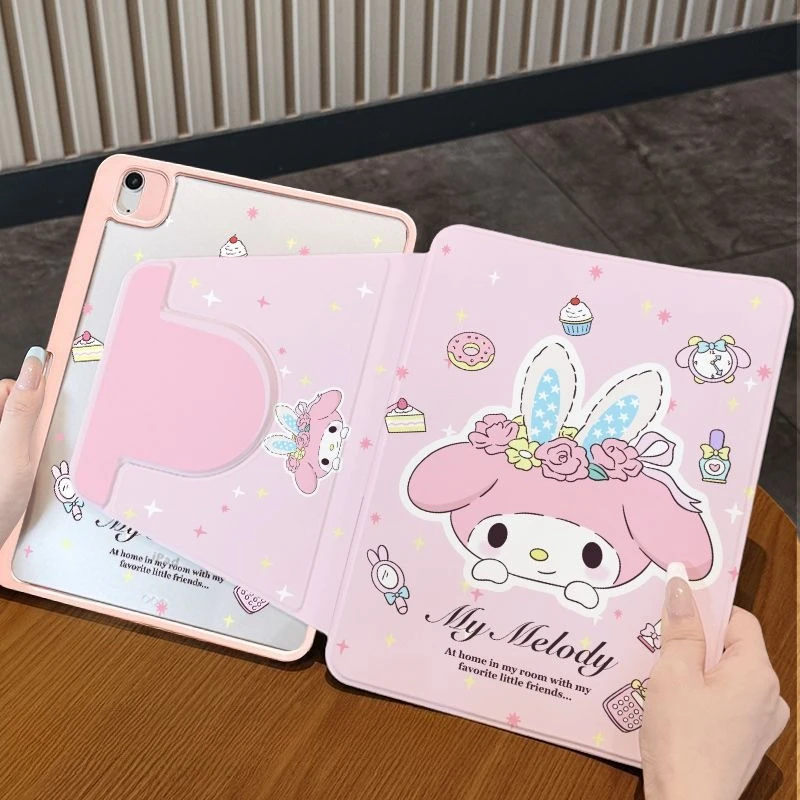 MyMelody Acrylic IPad Case Magnetic Detachable Tablet Case for IPad Air8/Air7 Air6 13 Pro 11 10 9th 10.2 Mini7 8.3in Rotate Case
MyMelody Acrylic IPad Case Magnetic Detachable Tablet Case for IPad Air8/Air7 Air6 13 Pro 11 10 9th 10.2 Mini7 8.3in Rotate Case