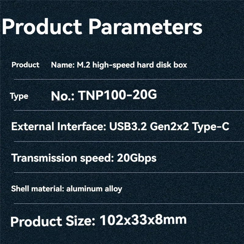 Адаптер корпуса Exquisite-M.2 Nvme SATA SSD без инструментов USB 3.2 Gen2 20 Гбит/с Внешний Nvme к USB SATA M-Key / B+M Key
Адаптер корпуса Exquisite-M.2 Nvme SATA SSD без инструментов USB 3.2 Gen2 20 Гбит/с Внешний Nvme к USB SATA M-Key / B+M Key