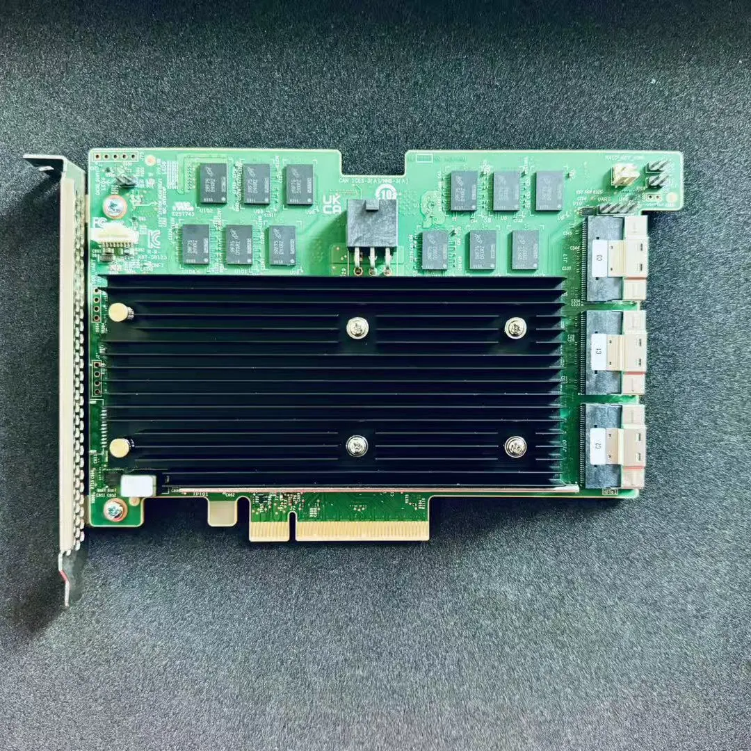 Broadcom 9670-24i array card with NVMe U. 2 solid state 05-50123-00 8G cache
Broadcom 9670-24i array card with NVMe U. 2 solid state 05-50123-00 8G cache
