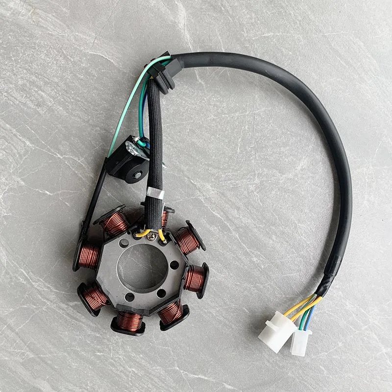 8-полюсный генератор катушки статора магнето мотоцикла для Honda CG125 ACE125 CB1 125 CGX125 2014-2019 31120-K51-601
8-полюсный генератор катушки статора магнето мотоцикла для Honda CG125 ACE125 CB1 125 CGX125 2014-2019 31120-K51-601