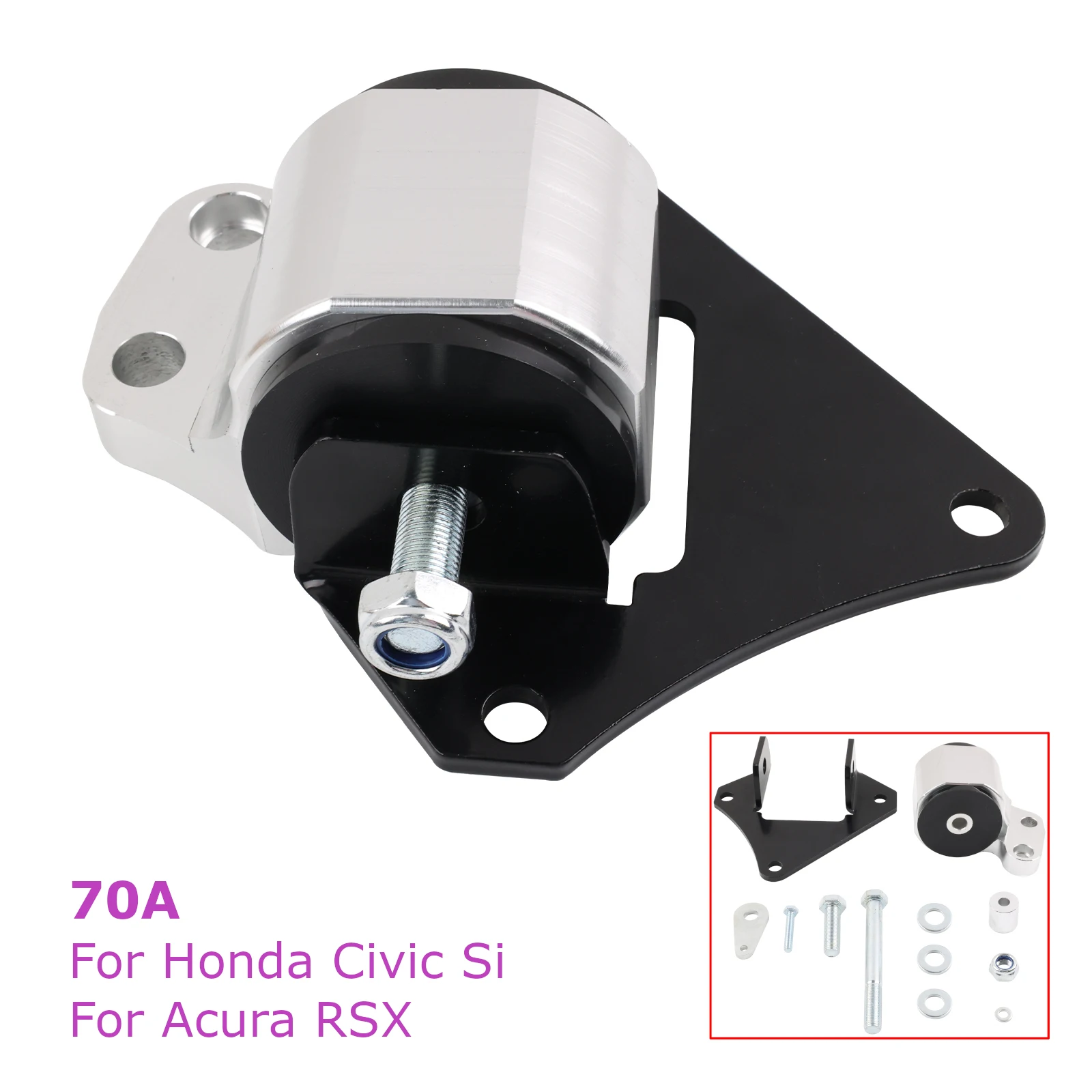 Engine Mounts Front Right Mount Kit Performance 70A For Honda Civic Acura RSX (DC5) Manual Transmission For Si (EP) 02-06
Engine Mounts Front Right Mount Kit Performance 70A For Honda Civic Acura RSX (DC5) Manual Transmission For Si (EP) 02-06