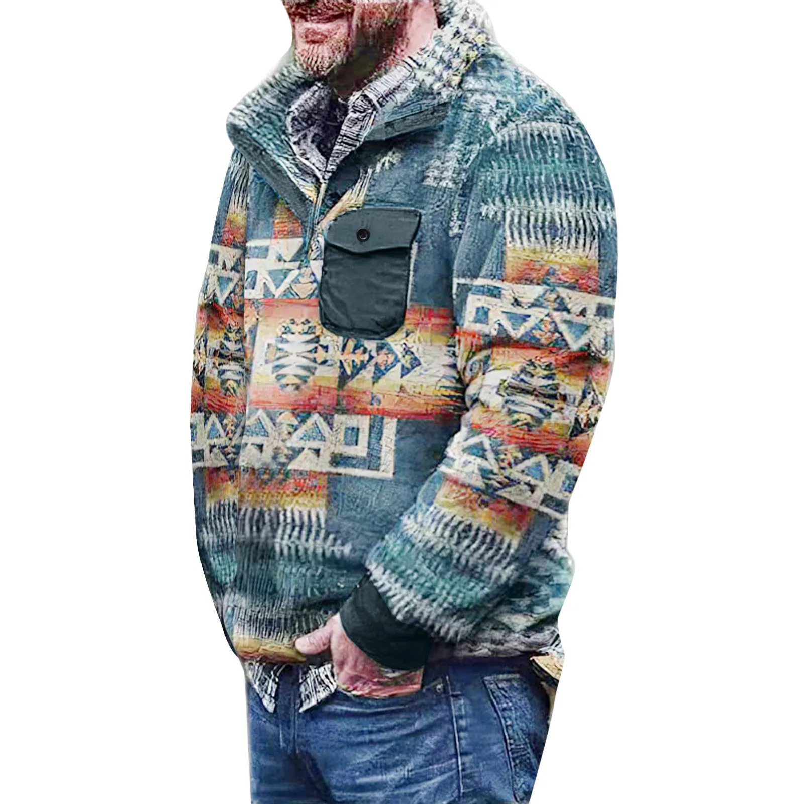 Men Vintage Print Sweatshirts Fleece Thick Lapel Collar Hoodies Zip Up Pockets Tops Harajuku Oversize Leisure Pullovers Sudadera
Men Vintage Print Sweatshirts Fleece Thick Lapel Collar Hoodies Zip Up Pockets Tops Harajuku Oversize Leisure Pullovers Sudadera