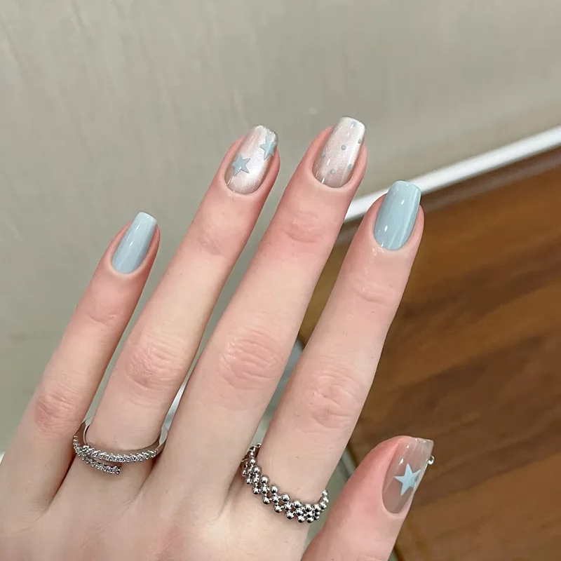 Cream Style Armor Short Nail Pieces French Cat Eye Contrast Color Nail Art Fresh Cute Student Party Removable
Cream Style Armor Short Nail Pieces French Cat Eye Contrast Color Nail Art Fresh Cute Student Party Removable