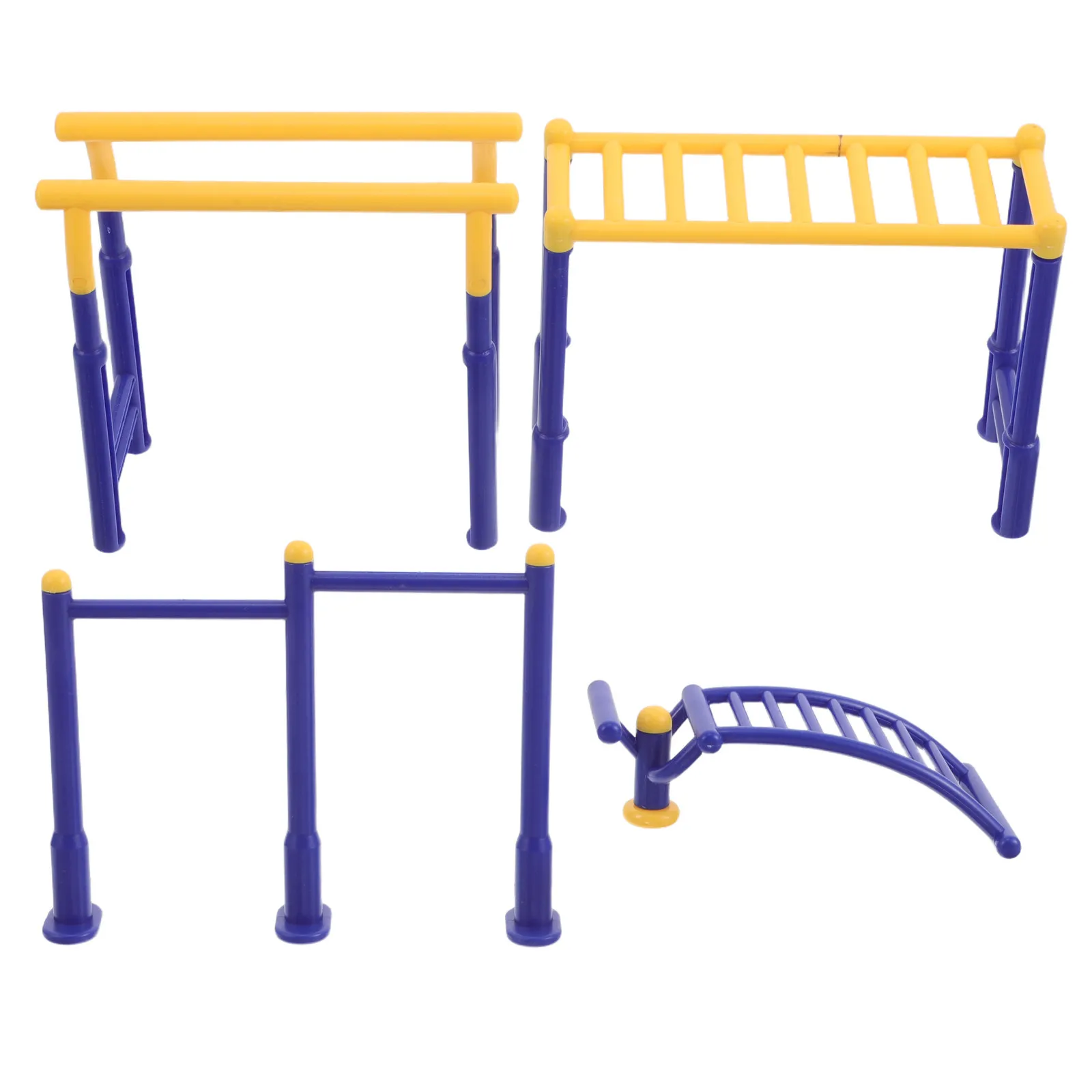 3Pcs Miniature Plastic Gym Set Realistic Outdoor Fitness Equipment Dollhouse Exercise Scene Accessories Miniature Furniture
3Pcs Miniature Plastic Gym Set Realistic Outdoor Fitness Equipment Dollhouse Exercise Scene Accessories Miniature Furniture