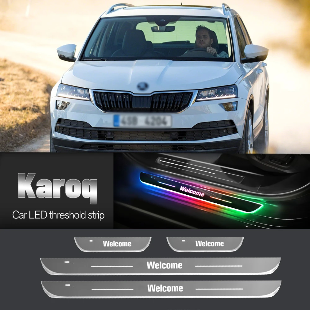 Car Door Sill Light For Skoda Karoq 2017-2023 2018 2020 2021 2022 Customized Logo LED Welcome Threshold Pedal Lamp Accessories
Car Door Sill Light For Skoda Karoq 2017-2023 2018 2020 2021 2022 Customized Logo LED Welcome Threshold Pedal Lamp Accessories