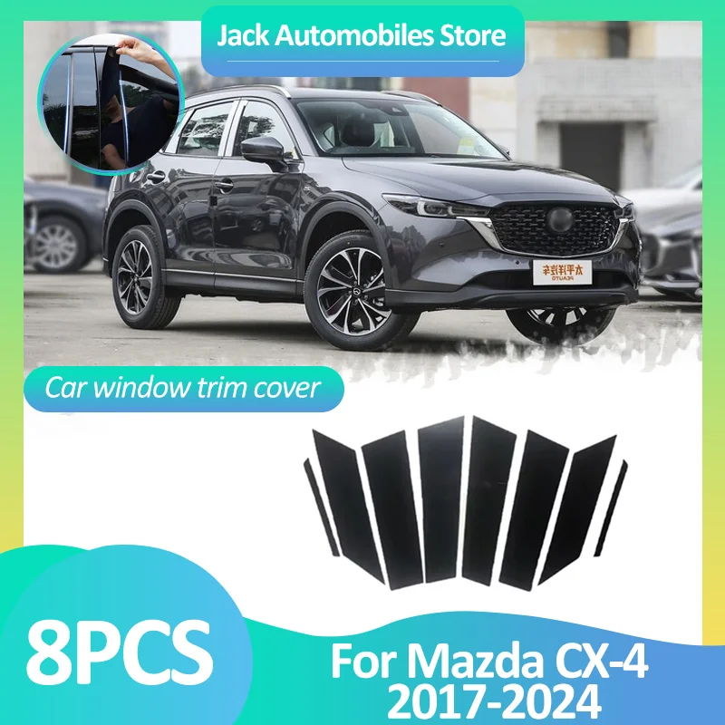 Car Window Trim Cover For Mazda CX-4 CX4 GK 2017~2024 Door Pillar Sticker Black Carbon Fiber Silver B C Column Atuo Accessories
Car Window Trim Cover For Mazda CX-4 CX4 GK 2017~2024 Door Pillar Sticker Black Carbon Fiber Silver B C Column Atuo Accessories