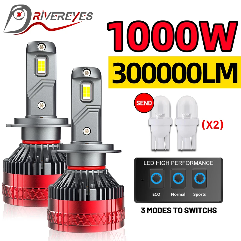 300000LM H7 H8 H11 F5C LED Headlight 1000W Canbus HB4 HB3 9005 9006 9012 HIR2 Turbo Lamps 6000K CSP Chip Car Lights Fog Lamp 12V
300000LM H7 H8 H11 F5C LED Headlight 1000W Canbus HB4 HB3 9005 9006 9012 HIR2 Turbo Lamps 6000K CSP Chip Car Lights Fog Lamp 12V