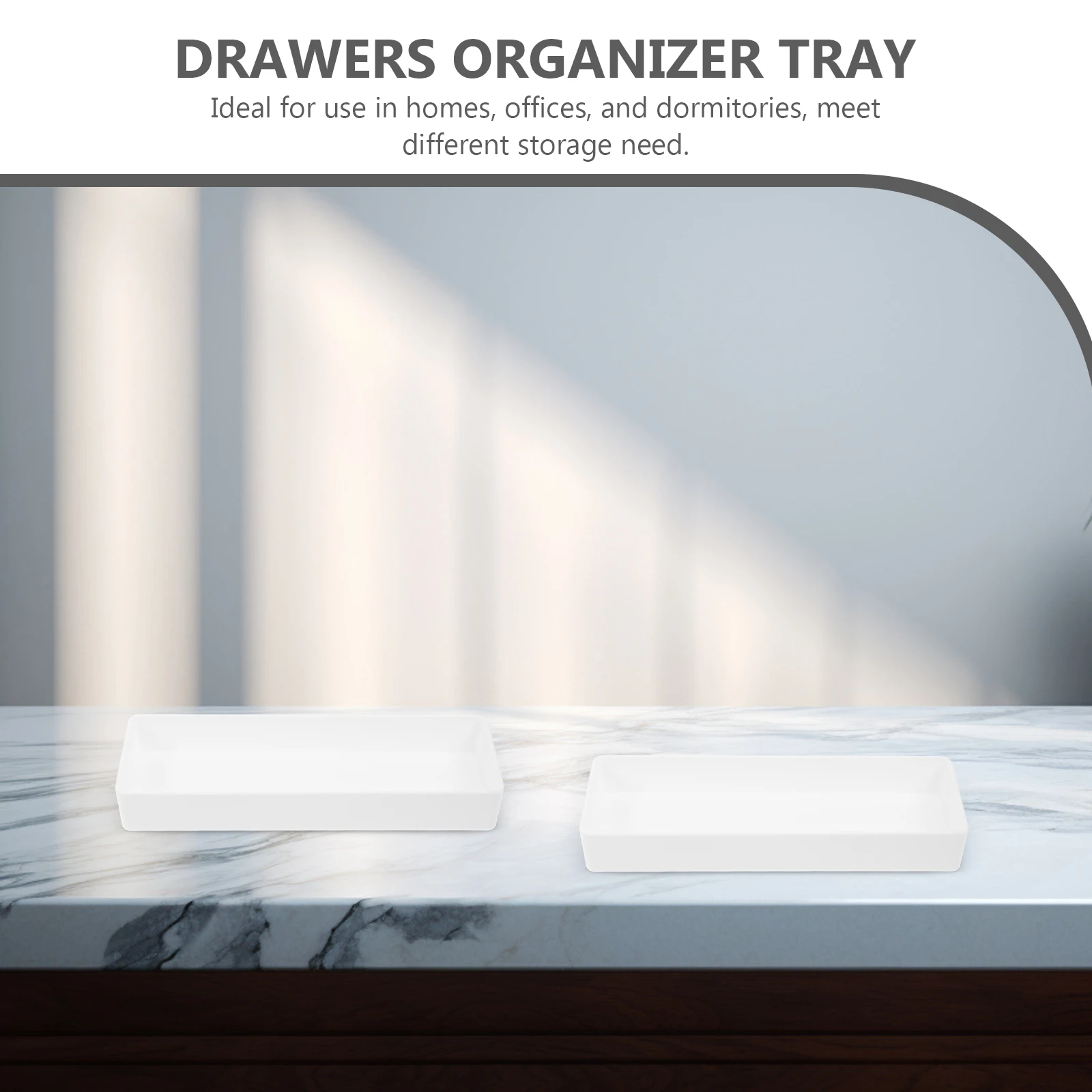 4 Pcs Drawer Storage Box Makeup Organizer Tray Folding Desk Organisation White Office
4 Pcs Drawer Storage Box Makeup Organizer Tray Folding Desk Organisation White Office