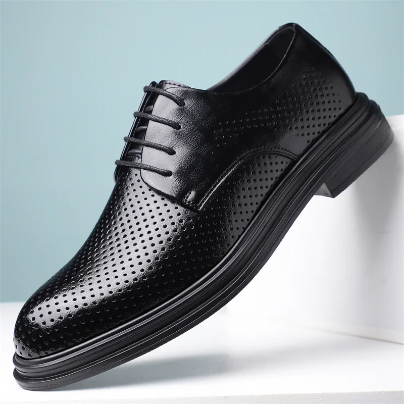 2026 leather shoes men's business formal wear British style genuine leather soft sole breathable casual groom's leather shoes
2026 leather shoes men's business formal wear British style genuine leather soft sole breathable casual groom's leather shoes