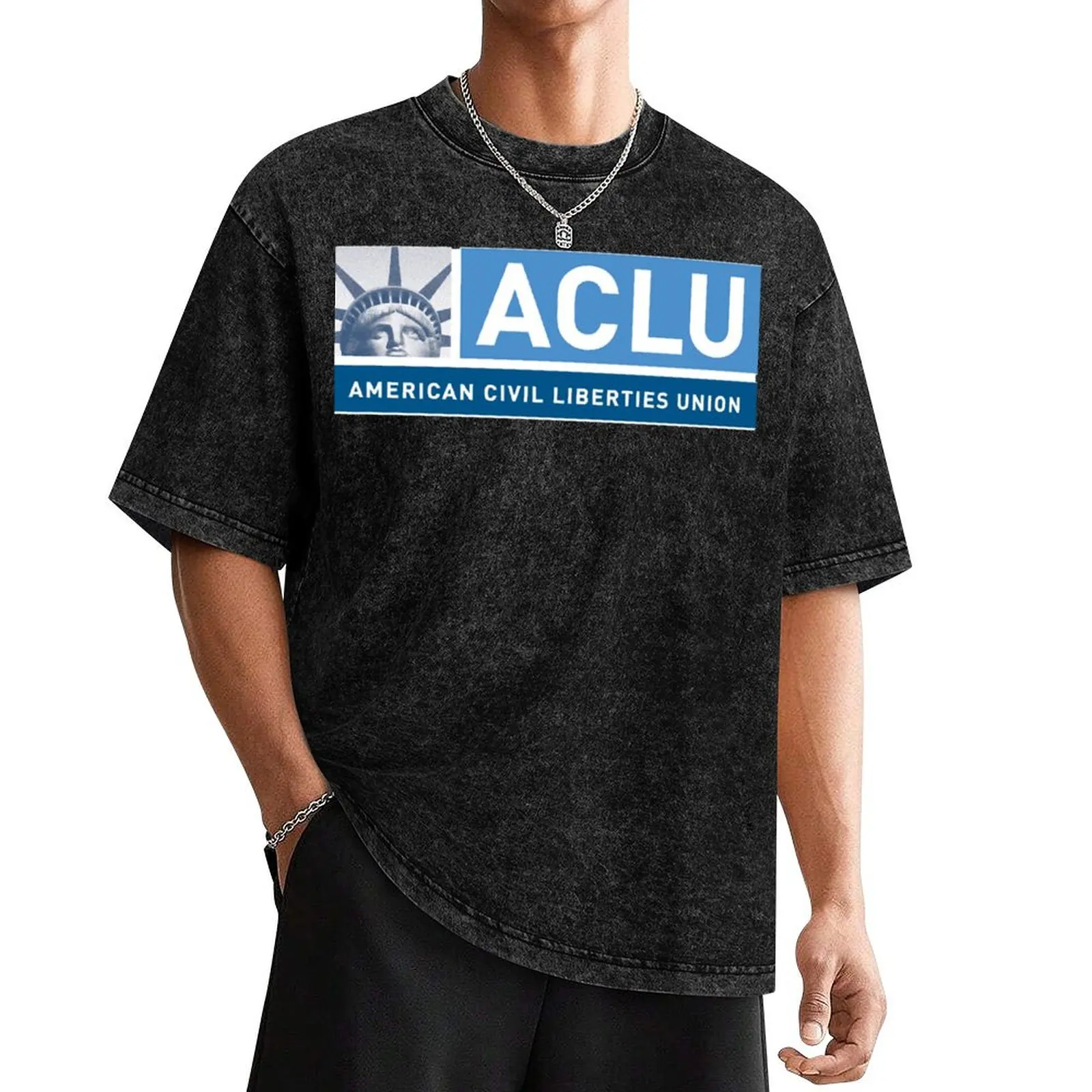 Aclu logo T-Shirt custom t shirt blanks topping graphic t shirt vintage t shirt men
Aclu logo T-Shirt custom t shirt blanks topping graphic t shirt vintage t shirt men