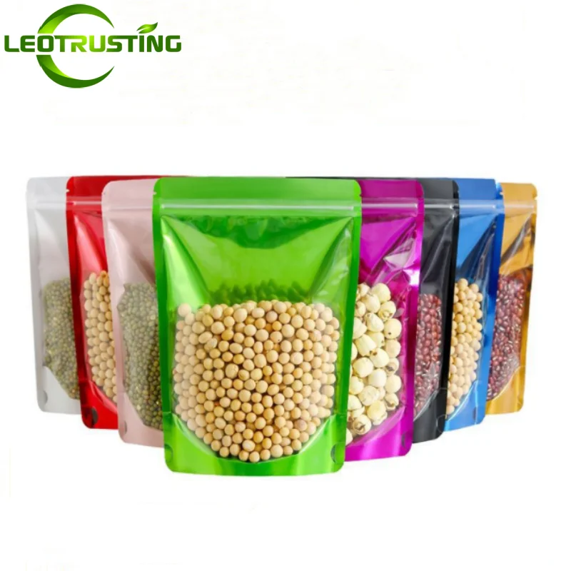 100PCS Clear Aluminum Foil Ziplock Packaging Bag DIY Matcha Coffee Snack Cereals Sugar Spice Biscuit Beaf Gift Storage Pouches
100PCS Clear Aluminum Foil Ziplock Packaging Bag DIY Matcha Coffee Snack Cereals Sugar Spice Biscuit Beaf Gift Storage Pouches