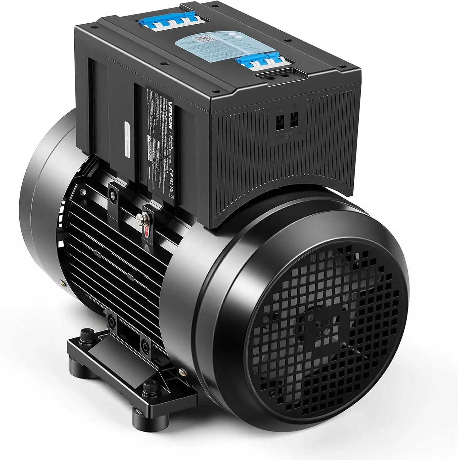 Single Phase to 3-Phase Rotary Converter, 10HP 28A 208-240V Input/Output Rotary Phase Converter - Expandable to Higher Horsepowe
Single Phase to 3-Phase Rotary Converter, 10HP 28A 208-240V Input/Output Rotary Phase Converter - Expandable to Higher Horsepowe