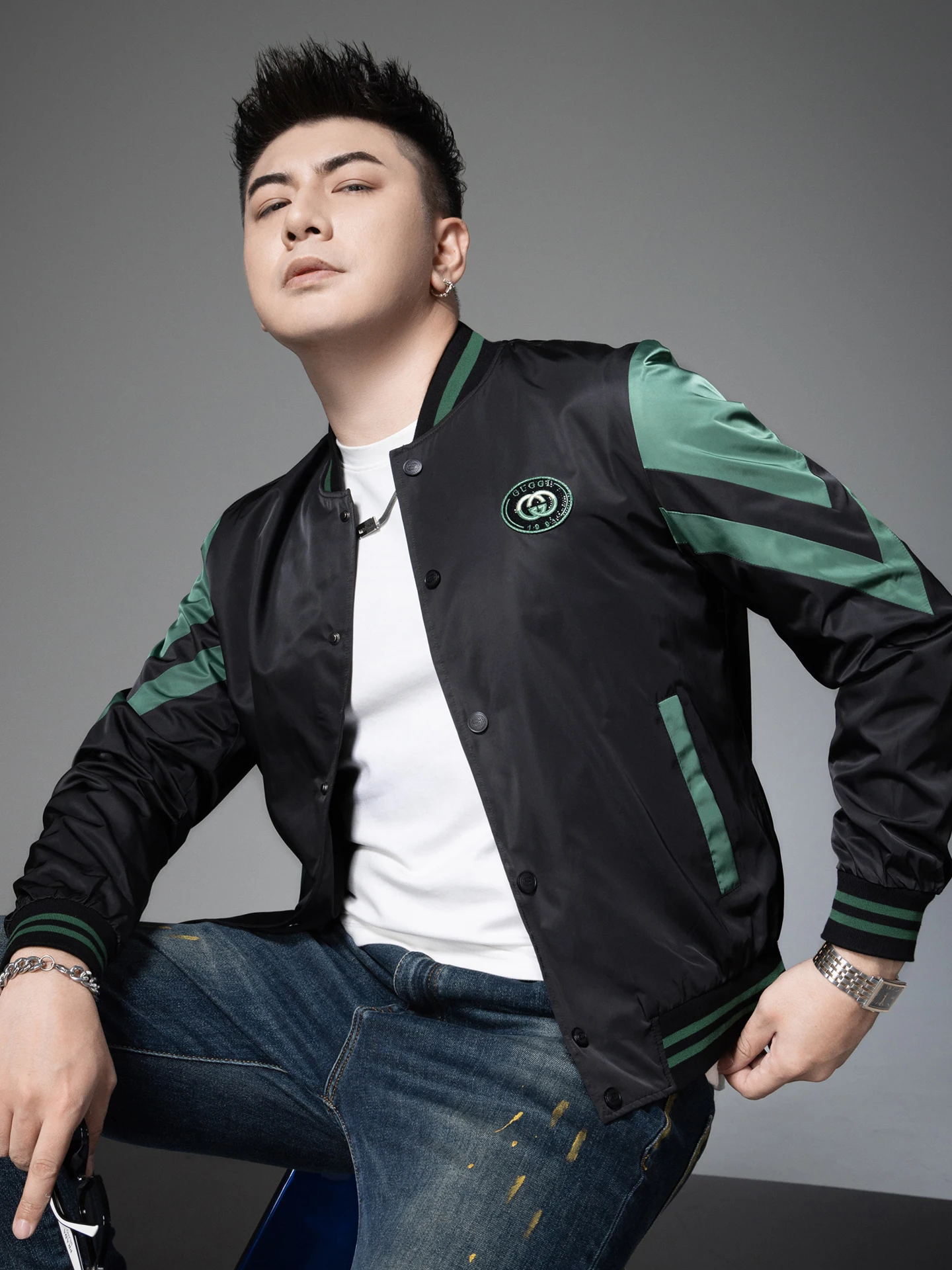 Embroidered Men's Baseball Jaet Casual Outerwear Autumn Winter Faion Brand Stand Fit Long Sve Windproof
Embroidered Men's Baseball Jaet Casual Outerwear Autumn Winter Faion Brand Stand Fit Long Sve Windproof