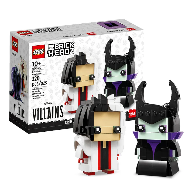 LEGO 40620 Cruella & Maleficent Building Blocks Villain Character Building Kit Holiday Gift For Kids Adults
LEGO 40620 Cruella & Maleficent Building Blocks Villain Character Building Kit Holiday Gift For Kids Adults