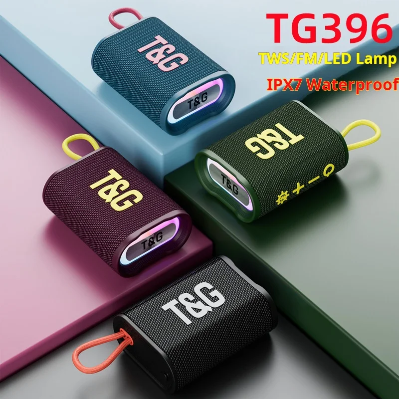 TG396 Новый IPX7 водонепроницаемый Bluetooth-динамик с подключаемой картой для перекрестной ванной комнаты TWS маленький аудио портативный Bluetooth-аудио
TG396 Новый IPX7 водонепроницаемый Bluetooth-динамик с подключаемой картой для перекрестной ванной комнаты TWS маленький аудио портативный Bluetooth-аудио