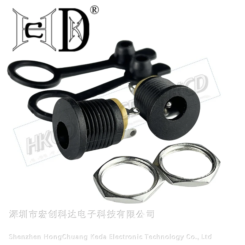 5Pcs HKCD DC-022 5.5x2.1mm / 5.5x2.5mm Panel Mount DC Power Jack Socket with Waterproof Cap & Nut
5Pcs HKCD DC-022 5.5x2.1mm / 5.5x2.5mm Panel Mount DC Power Jack Socket with Waterproof Cap & Nut
