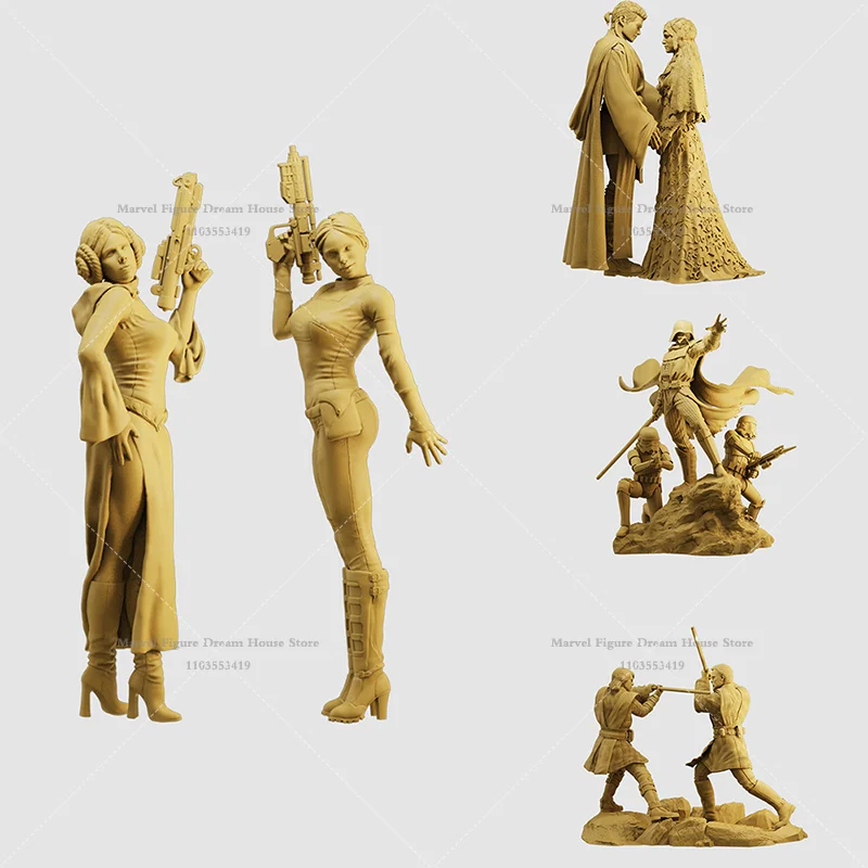 1/64 1/43 1/35 Scale Miniature Scene Dolls Un-panited Figure Mini Model Political Talent And Rebellious Spirit Padmé and Leia
1/64 1/43 1/35 Scale Miniature Scene Dolls Un-panited Figure Mini Model Political Talent And Rebellious Spirit Padmé and Leia
