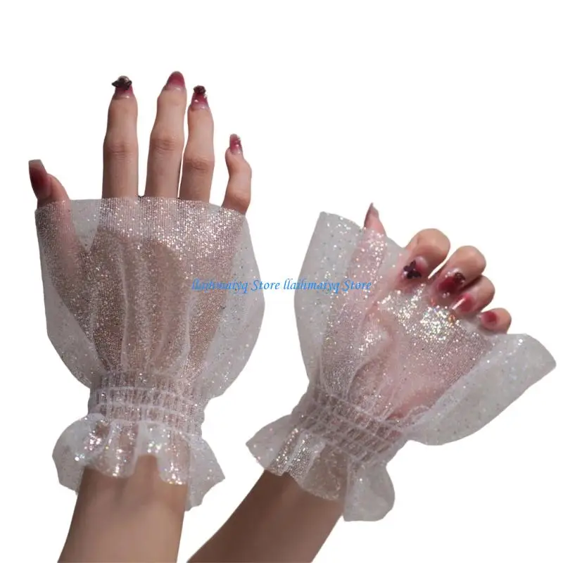 573B Photoshoot Arm Cover With Stretchy Lace Borders Nylon Sleeve Protectors For Nails Techs Jewelry Advertisers
573B Photoshoot Arm Cover With Stretchy Lace Borders Nylon Sleeve Protectors For Nails Techs Jewelry Advertisers