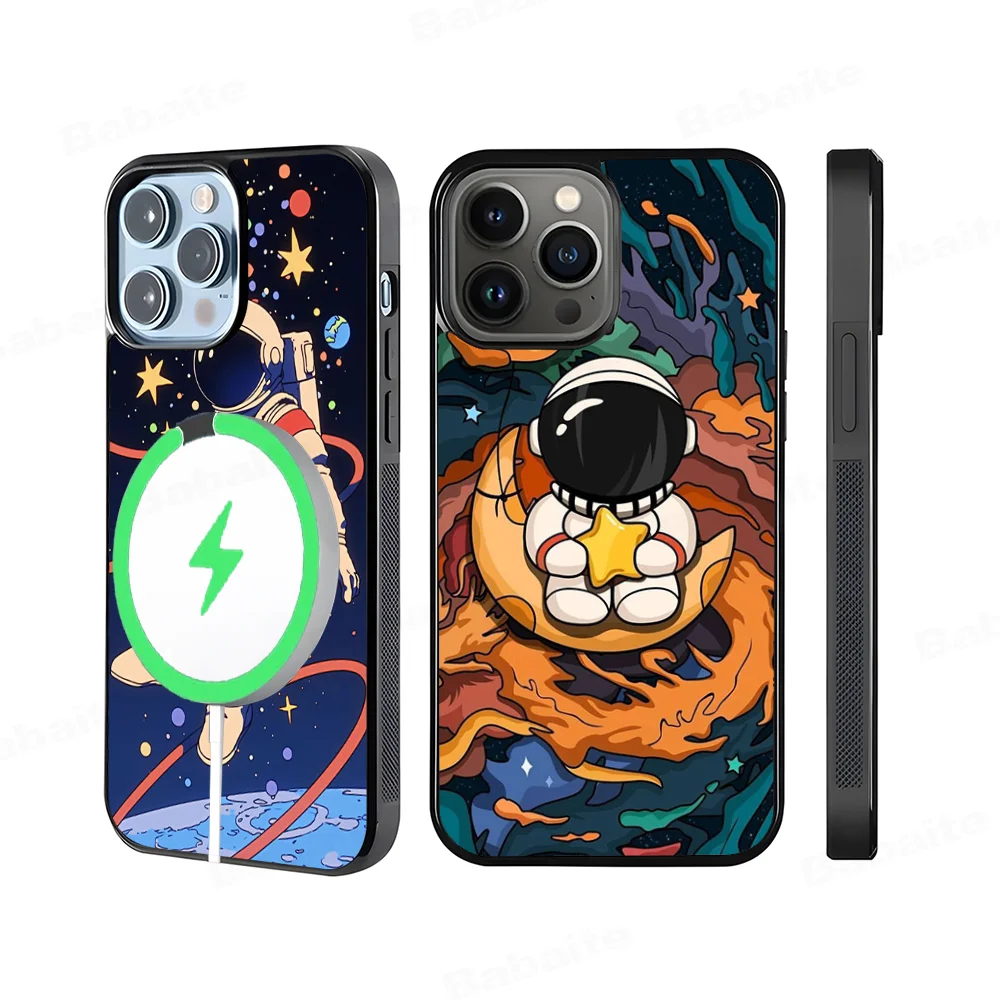 Space Astronaut Cartoon Phone Case Magnetic Case For IPhone 16 14 13 12 11 15 Pro Max Plus For Magsafe Wireless Charge Cover
Space Astronaut Cartoon Phone Case Magnetic Case For IPhone 16 14 13 12 11 15 Pro Max Plus For Magsafe Wireless Charge Cover