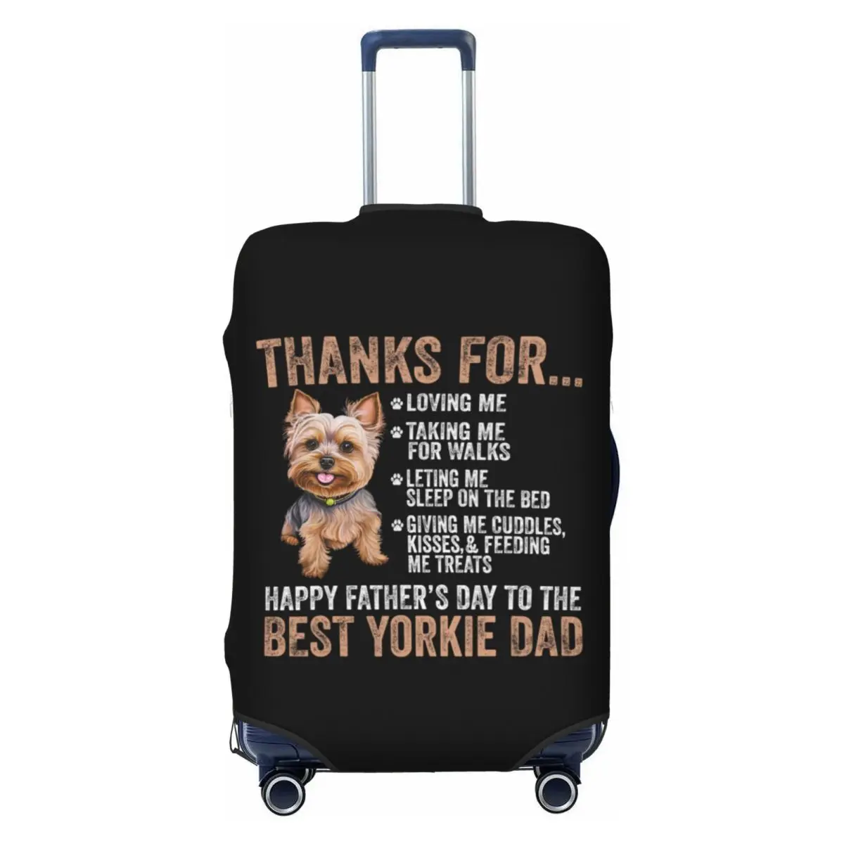 Custom Fathers Day To The Best Yorkie Dad Yorkshire Terri Luggage Cover Protector Cute Travel Suitcase Protective Cover
Custom Fathers Day To The Best Yorkie Dad Yorkshire Terri Luggage Cover Protector Cute Travel Suitcase Protective Cover