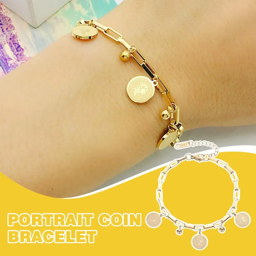 Trendy Titanium Steel Hip Hop Personality Round Brand Bracelet Ins Chain Korean Of Fashion Version Jewelry Bracelet Bracele O7J5
Trendy Titanium Steel Hip Hop Personality Round Brand Bracelet Ins Chain Korean Of Fashion Version Jewelry Bracelet Bracele O7J5